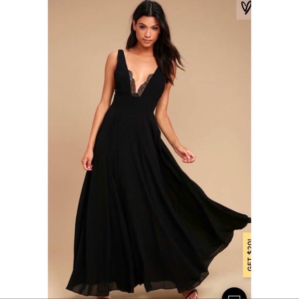 Navy blue Lulu’s lace dress